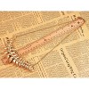 Anna-Kaci Women's Silver Tone Necklace with Braided Crystal Accents, Adjustable Chain, Sparkling and Elegant Design - Gold Leaf - 4 of 4