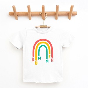 The Juniper Shop Rainbow Summer Toddler Short Sleeve Tee - 1 of 2