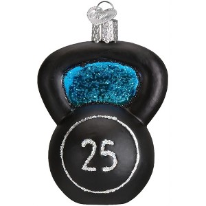 Old World Christmas Blown Glass Ornament for Christmas Tree, Kettlebell Weight - 1 of 4