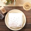 Juvale 50 Pack Rose Gold Paper Napkins - Disposable Luncheon Napkins for Birthday, Wedding Party Decorations, 6.5 In - 2 of 4