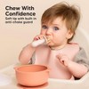 4-Pack Prep Baby Spoons & Forks Set, Self Feeding Baby Utensils 6-18 Months, Silicone BLW Baby Feeding Set, BPA-Free - 4 of 4