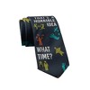 Crazy Dog T-Shirts That's A Horrible Idea What Time Necktie Funny Neckties for Men Sarcastic Tie Novelty Ties for Men - 2 of 4