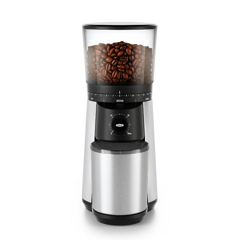 OXO BREW Conical Burr Coffee Grinder - Stainless Steel, 1 of 12