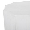 Maggift Patio End Tables Accent Side End Table for Outdoor and Indoor, Garden, Backyard Use, Special Design, White, 15.5"*15.5"*17.75" - 2 of 4