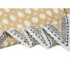 Allegra K Women's Polka Dot Pleated Neck Scarf Rhombus Handkerchief 40x18 inches(LxW) 1 Pc - 4 of 4