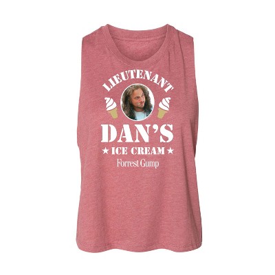 Women's - Forrest Gump - Lieutenant Dan's Ice Cream Graphic Racerback Tank