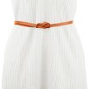 Elerevyo Women's Faux Leather Skinny Belt for Dress Adjustable Knotted Thin Waist Belts - 4 of 4