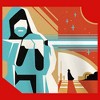 Girl's Star Wars: Obi-Wan Kenobi Geometric Obi-Wan T-Shirt - 2 of 4