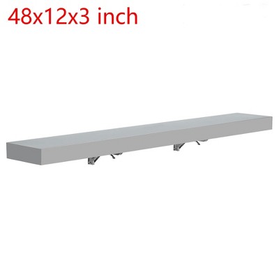 48"x12"x3" Concession Window Shelf Stainless Steel Foldable Food Truck Shelf 110 LBS Capacity