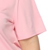 Plus Size Women's Summer Scoop Neck T-Shirts Loose Fit Short Sleeve Hollow Out Casual Tops - 4 of 4