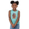 The Juniper Shop Patriotic Fluffy Dog Toddler Tank - 5/6T - Seafoam - 3 of 4