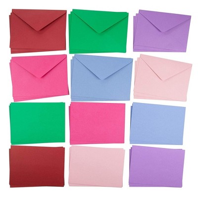 Juvale 36-Pack Plain Greeting Cards and Matching Color Envelopes for DIY, 6 Colors (5 x 7 Inches)