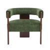 Christopher Knight Home Noah Modern Rubberwood Upholstered Accent Arm Chair - 2 of 4
