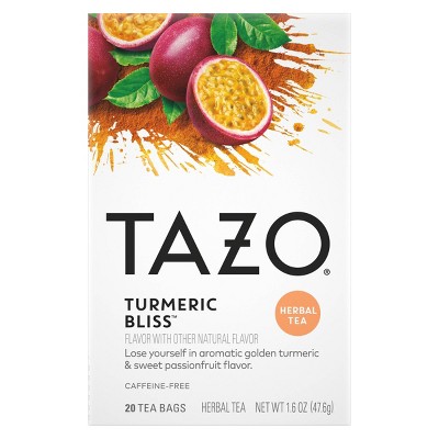 Photo 1 of *10/25/2024* 6 PACK Tazo Turmeric Tea - 20ct/1.7oz