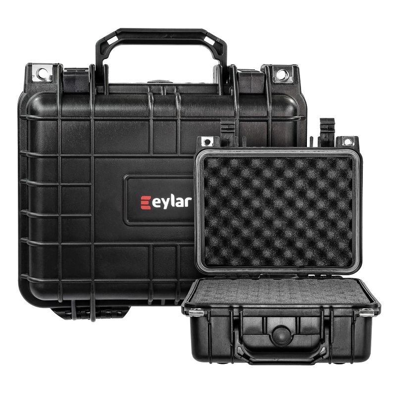 Eylar® SA00022 Small Waterproof and Shockproof Gear and Camera Hard Case with Foam Insert, 3 of 7