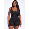 She's Waisted Women's BootyBoosting High-Waist Zip Up BBL Shorts Shapewear - 4 of 4