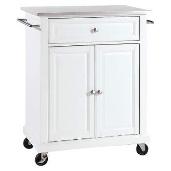 Stainless Steel Top Portable Kitchen Cart/Island - Crosley