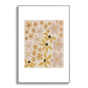 Urban Wild Studio black coffee morning tan Metal Framed Art Print - Deny Designs - 1 of 4
