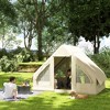 Outsunny Inflatable Camping Tent with Hand Pump, Easy Setup, 4 Season Blow Up Tent, with Mesh Windows and Doors - 3 of 4