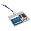 SICURIX SICURIX Badge Holder, Horizontal, 2.13 x 3.38, Clear, 12/Pack - 4 of 4