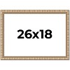PosterPalooza | 26x18 Modern Bamboo Picture Frame, UV Acrylic, 5 Finishes - 2 of 4