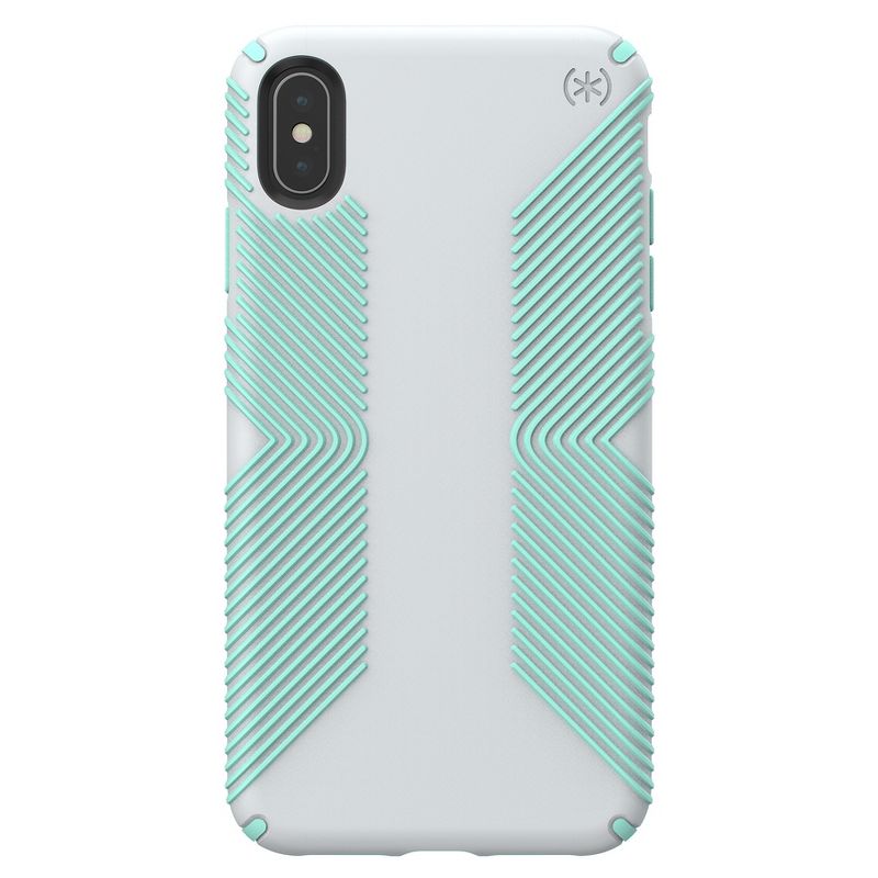 Speck Apple iPhone XS Max Presidio Grip Case - Dolphin Gray/Aloe Green, 1 of 10