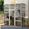 Garvee Catio Outdoor Cat Enclosure, 70.1" Large Wood Catio Outdoor Cats Enclosure with Waterproof Roof, 2 Cat Resting Box & Platforms, UV Resistant - 4 of 4