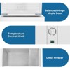 Kismile Deep Freezer, 7.0 Cu.Ft Large capacity freezer, Low noise, 7 temperature settings (White) - 4 of 4