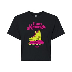 Women's - Barbie - I Am Kenough Rollerblades Cropped Graphic T-Shirt - 1 of 4