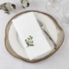Saro Lifestyle Table Napkins With Embroidered Bluebird Design (Set of 4) - 3 of 4