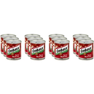 Embasa Salsa Mexicana Medium - Case of 12 - 7 oz - 1 of 2