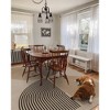 Lahome Modern Rainbow Jute Washable Outdoor Area Rug-Soft, Durable Carpet for Patio, Garden, or Balcony - 4 of 4