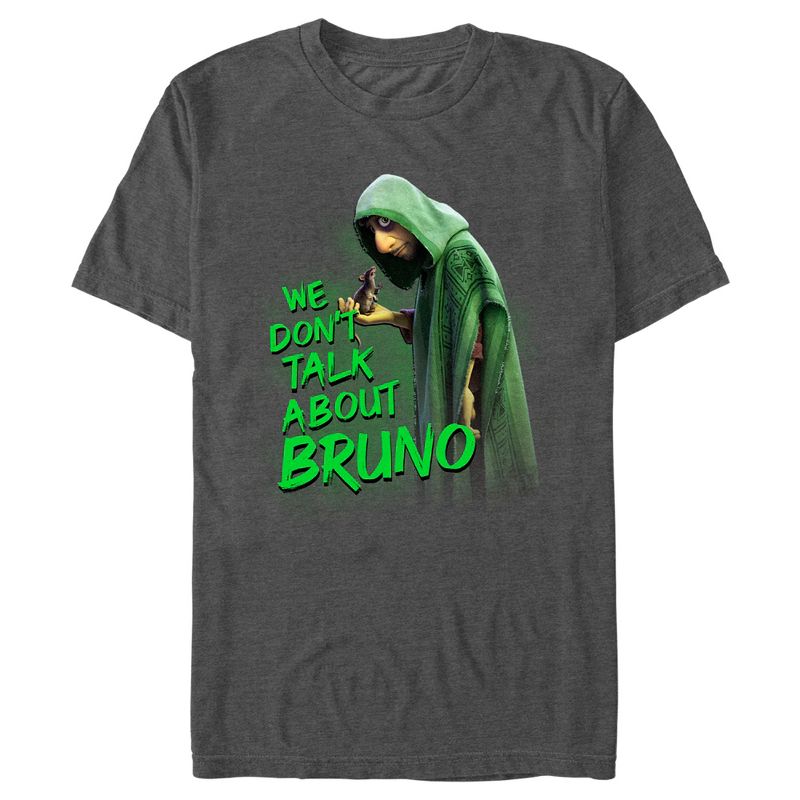Men's Encanto We Don't Talk About Bruno Green Text T-Shirt, 1 of 6