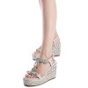 XTI Women's Jute Wedge Sandals 143999 - 3 of 4