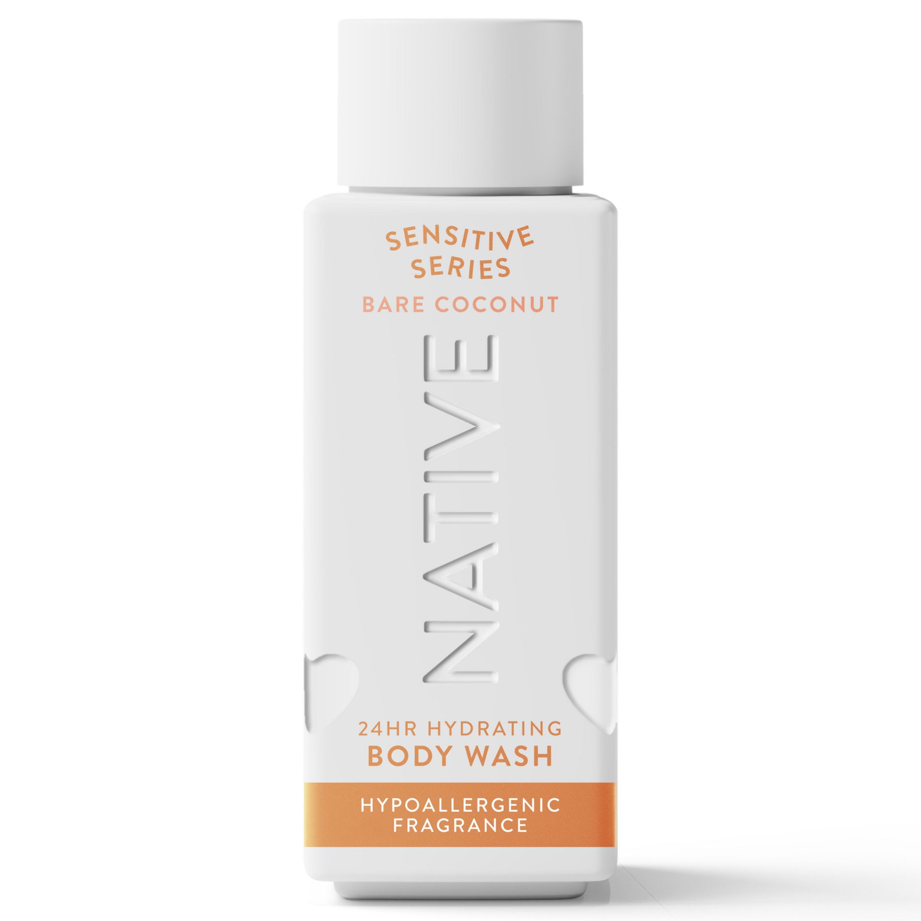 Native Sensitive Series 24 Hour Hydrating Mini Body Wash - Travel Size - Bare Coconut - 3 fl oz