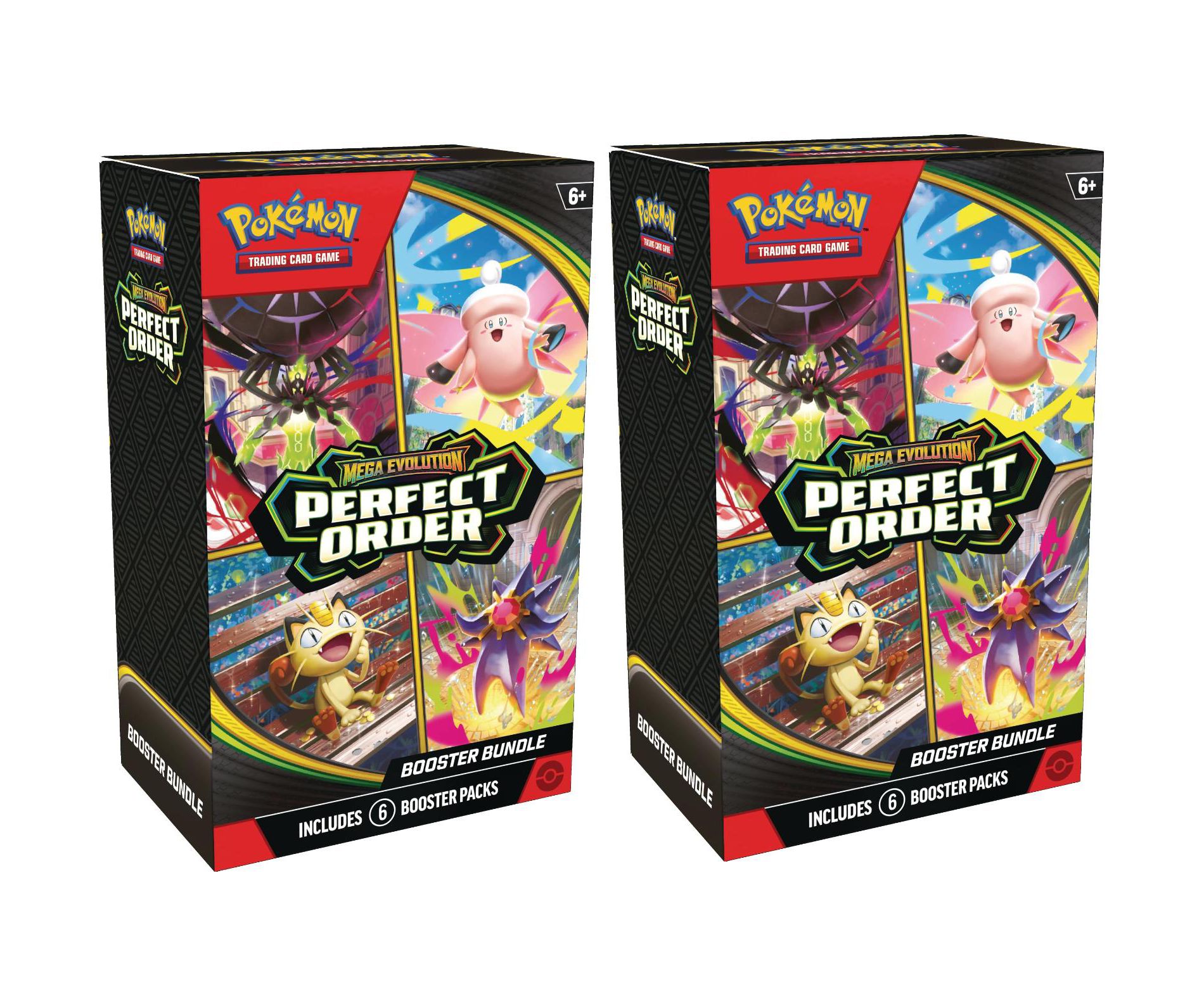 Pokémon TCG: Mega Evolution - Perfect Order Booster 2 pack Bundle - 2 pieces