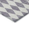 Purple And Lilac Geometric Washable Indoor Outdoor Area Rug - 4 of 4