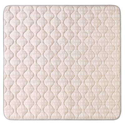 Hakuna Matte: Stylish Baby Play Mat: Animal - Blue-Grey-White - 72x72"