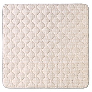 Hakuna Matte: Stylish Baby Play Mat: Animal - Blue-Grey-White - 72x72" - 1 of 4