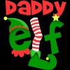 Men's Design By Humans Daddy Elf Christmas By personalized Tank Top - 2 of 4