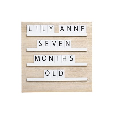 Pearhead Wooden Tile Letterboard