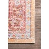 Nuloom Tinted Cartouche Medallion Vintage Indoor Area Rug - Orange 4' 3" x 6' 6" - 3 of 4