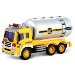 Insten Friction Powered Oil Tanker Truck with Lights and Sounds, Pretend Toys for Kids