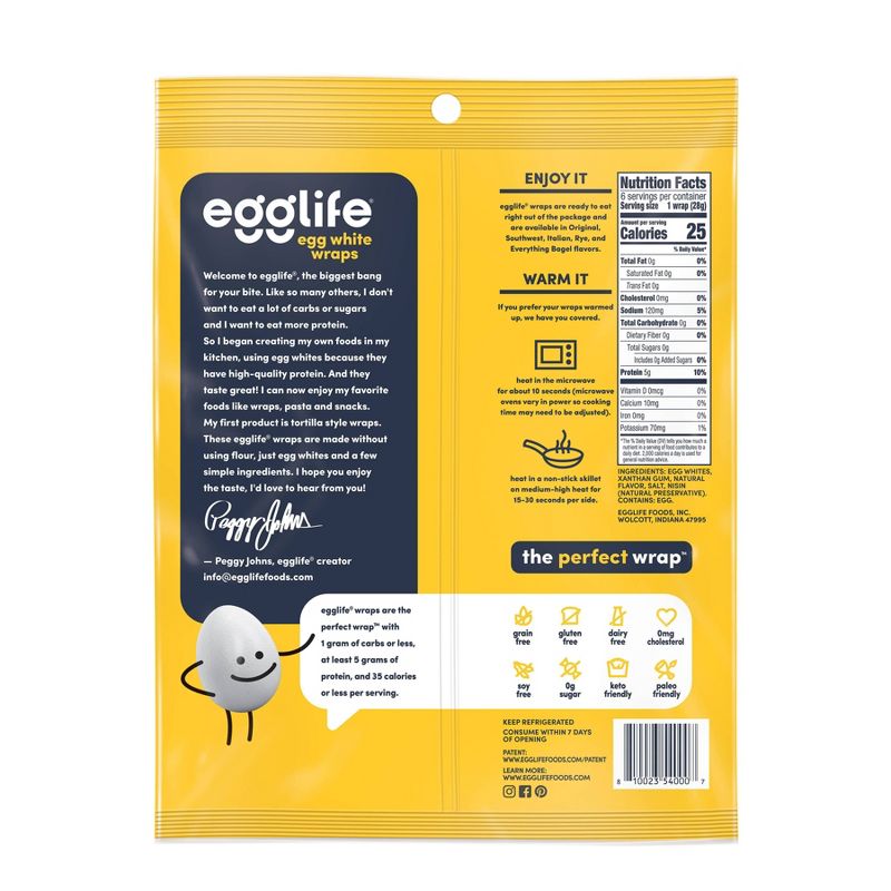 egglife Gluten Free Original Egg White Wraps - 6oz/6ct, 4 of 10