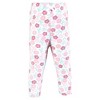 Hudson Baby Infant Girl Cotton Pants and Leggings, Mint Floral - 3 of 4