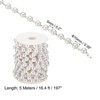 Unique Bargains Faux Pearl Beading Chain with Spool for DIY Necklace Bracelet - 2 of 4
