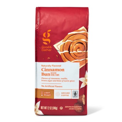 Naturally Flavored Cinnamon Bun Ground Coffee with Other Natural Flavors - 12oz - Good & Gather™