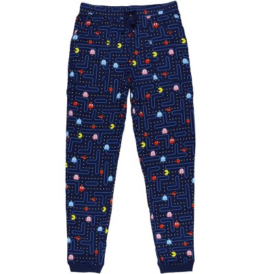 Seven Times Six Pac-Man Pajama Pants Mens Blinky Inky Pinky Game Character PJ Joggers