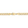 Black Bow Jewelry 5.25mm, 14k Yellow Gold, Hollow Curb Link Chain Bracelet - 3 of 4