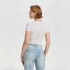 Women's Short Sleeve Jacquard Knit Boho Lace Top - Wild Fable™ - 2 of 2